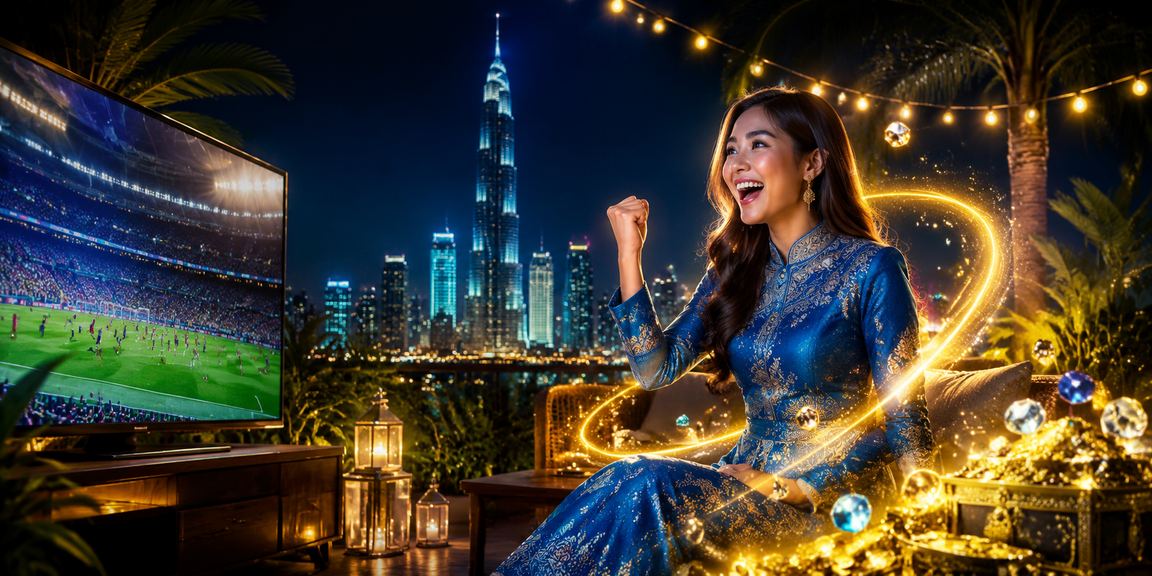 Wanita berbaju kurung membuat deposit MYR untuk bermain Roulette di Kuala Lumpur