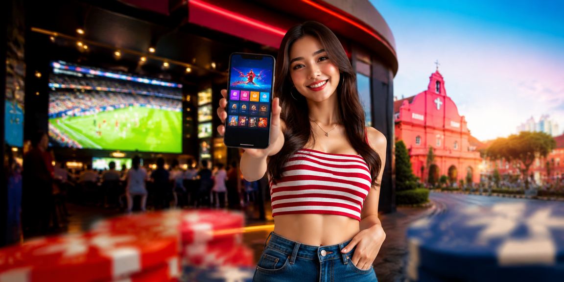 Pemain membuat pertaruhan bola sepak di Malacca pada jam permainan